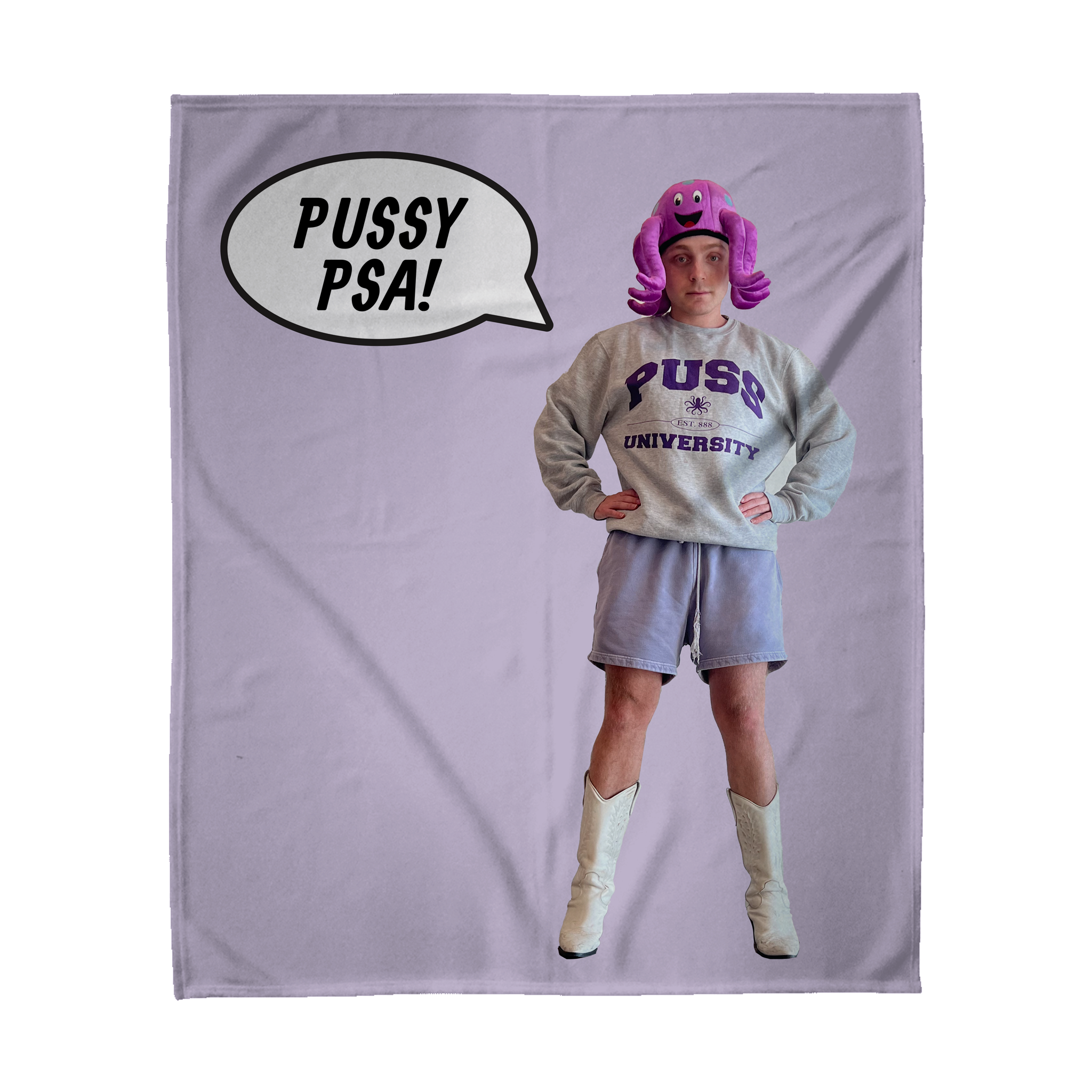 Pussy PSA! Fleece Blanket