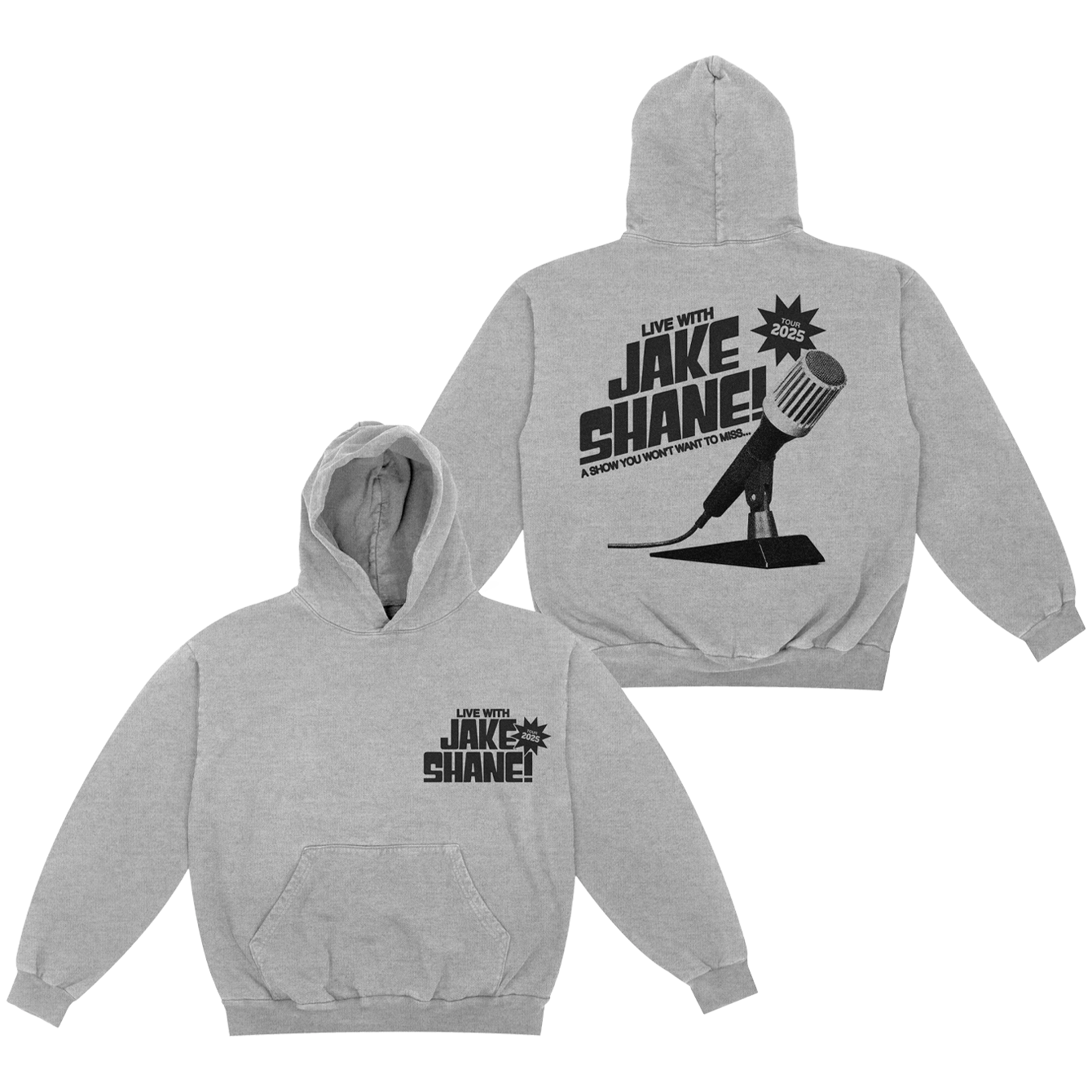 Live With Jake Shane Tour Hoodie